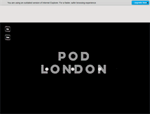Tablet Screenshot of podlondon.com